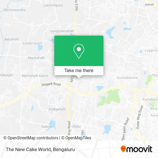 The New Cake World map