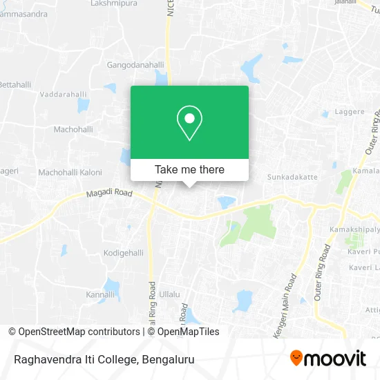 Raghavendra Iti College map