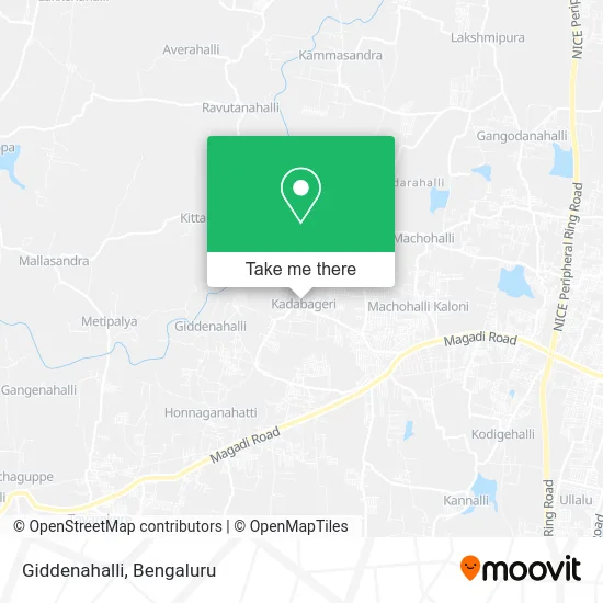 Giddenahalli map