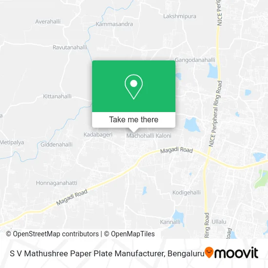 S V Mathushree Paper Plate Manufacturer map