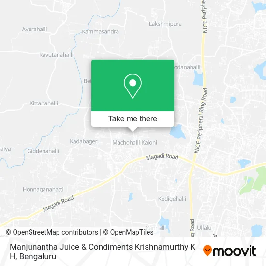 Manjunantha Juice & Condiments Krishnamurthy K H map