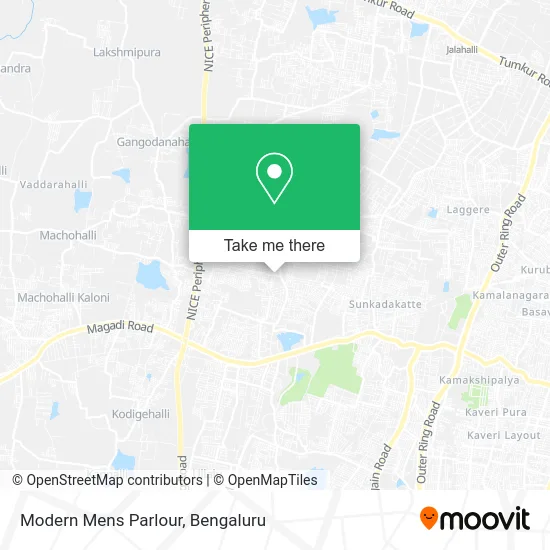 Modern Mens Parlour map