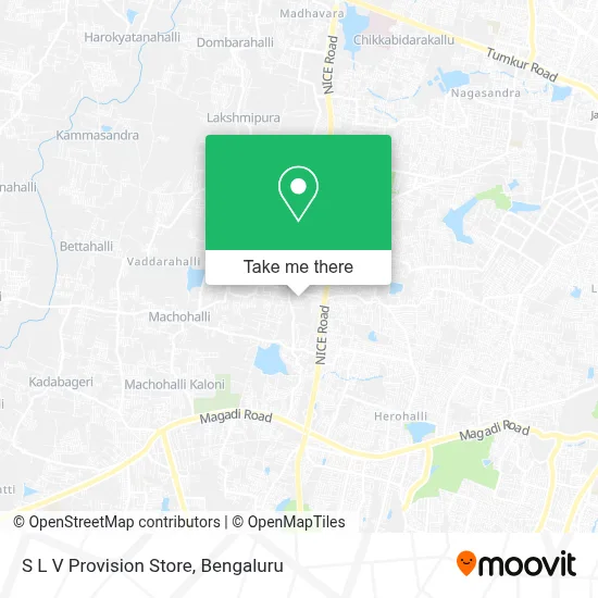 S L V Provision Store map