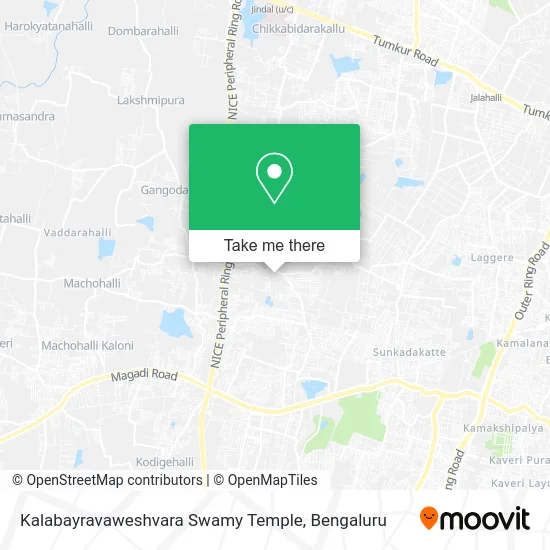 Kalabayravaweshvara Swamy Temple map