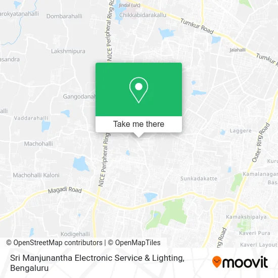 Sri Manjunantha Electronic Service & Lighting map