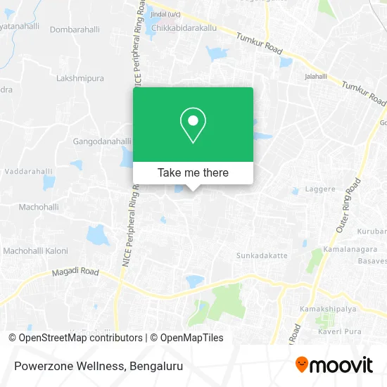 Powerzone Wellness map