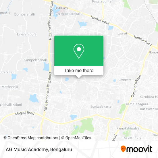 AG Music Academy map