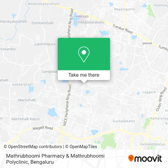 Mathrubhoomi Pharmacy & Mathrubhoomi Polyclinic map