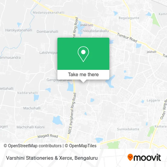 Varshini Stationeries & Xerox map