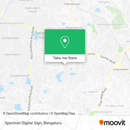 Spectran Digital Sign map