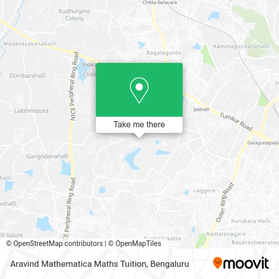 Aravind Mathematica Maths Tuition map