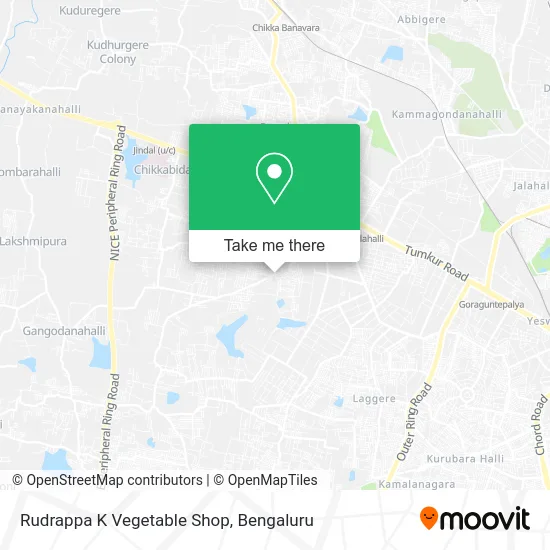 Rudrappa K Vegetable Shop map