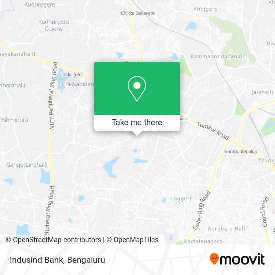 Indusind Bank map