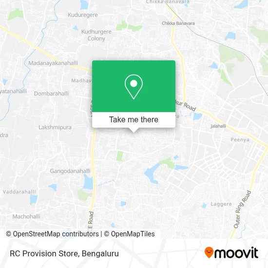 RC Provision Store map