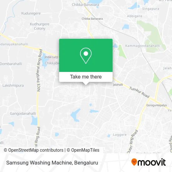 Samsung Washing Machine map