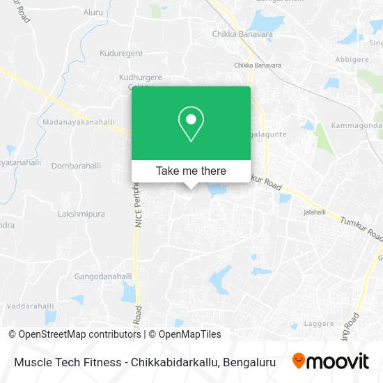Muscle Tech Fitness - Chikkabidarkallu map