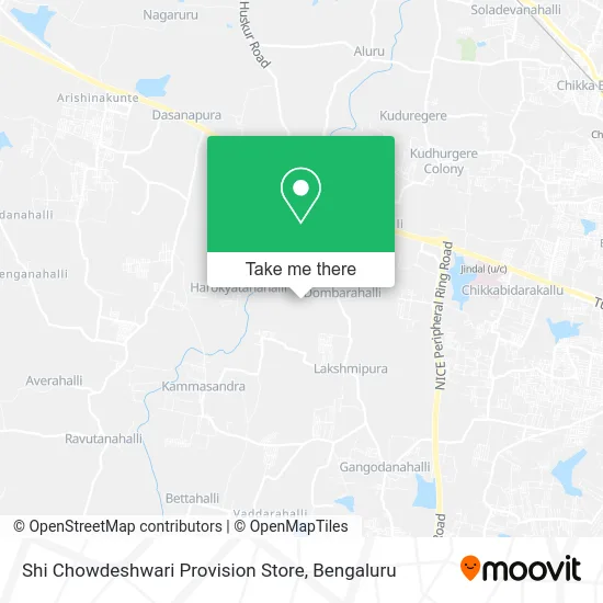 Shi Chowdeshwari Provision Store map