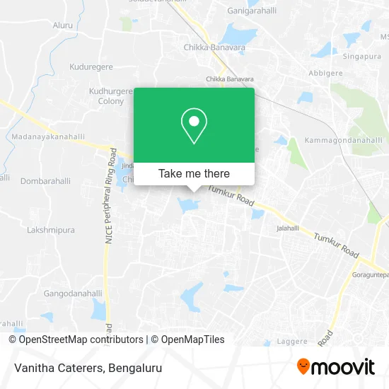 Vanitha Caterers map