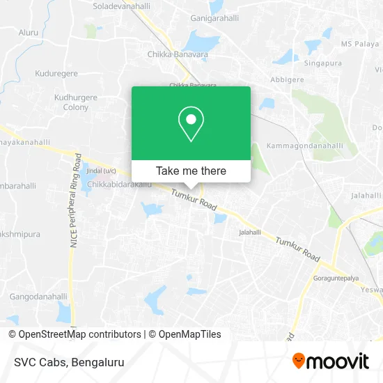 SVC Cabs map