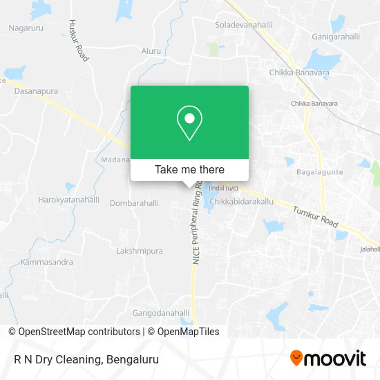 R N Dry Cleaning map