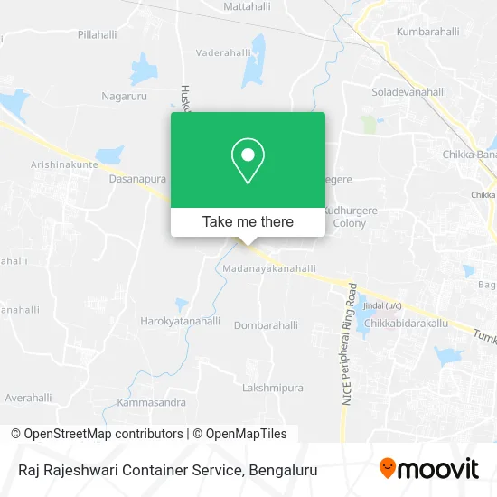 Raj Rajeshwari Container Service map