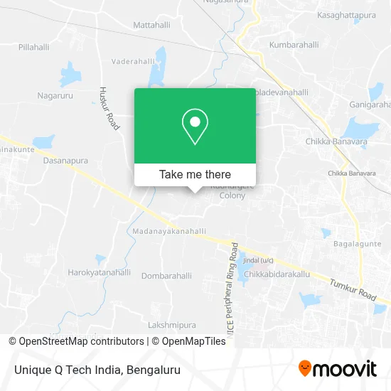 Unique Q Tech India map