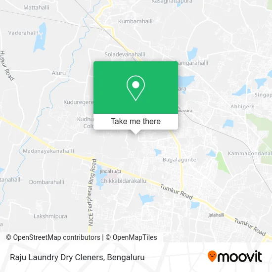 Raju Laundry Dry Cleners map