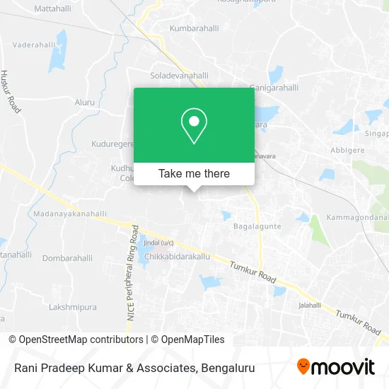 Rani Pradeep Kumar & Associates map