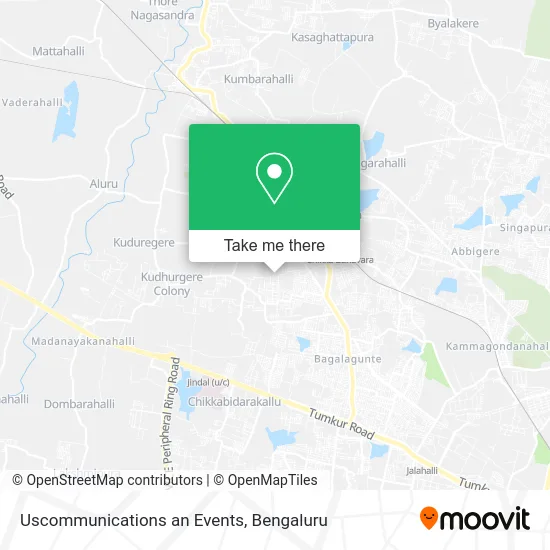 Uscommunications an Events map