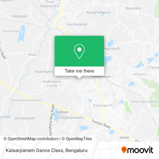 Kalaarpanam Dance Class map