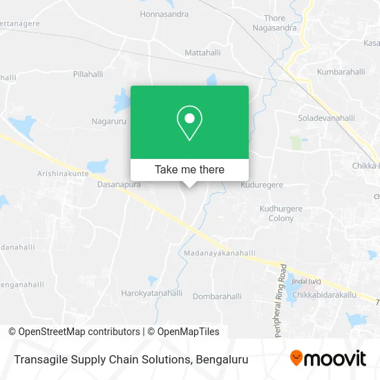 Transagile Supply Chain Solutions map