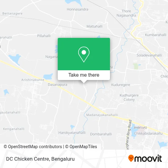DC Chicken Centre map
