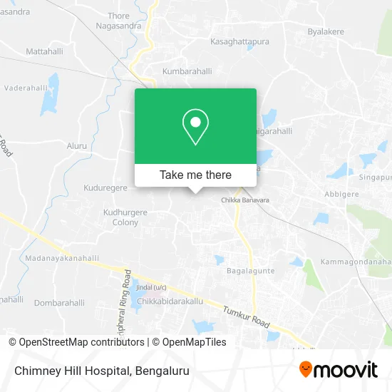 Chimney Hill Hospital map