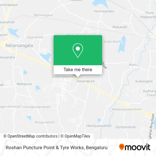 Roshan Puncture Point & Tyre Works map