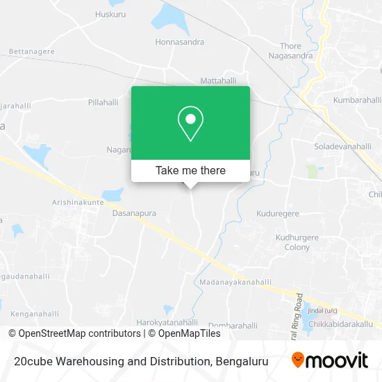 20cube Warehousing & Distribution map