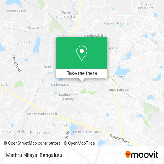 Mathru Nilaya map