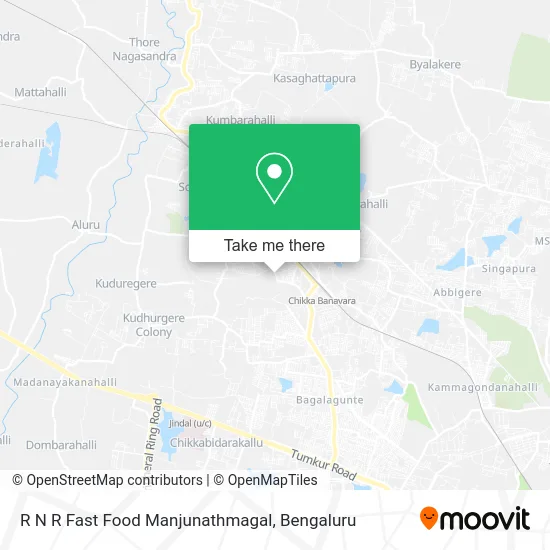 R N R Fast Food Manjunathmagal map