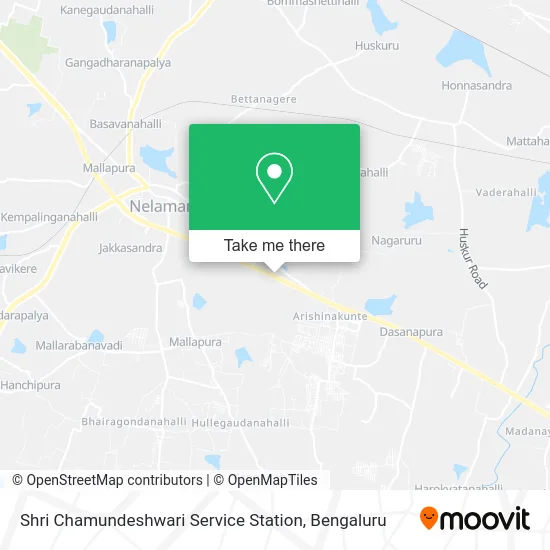 Shri Chamundeshwari Service Station map