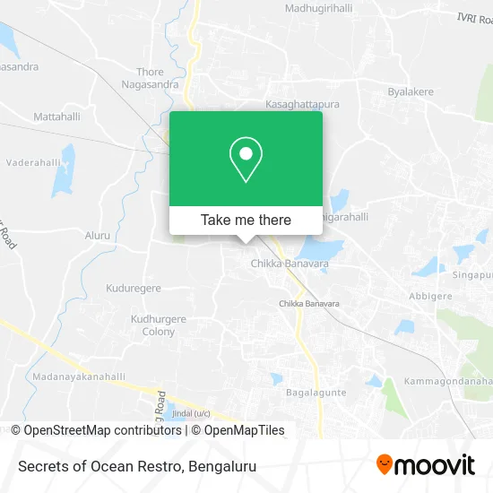 Secrets of Ocean Restro map