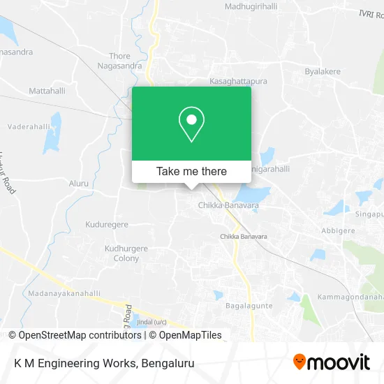 K M Engineering Works map