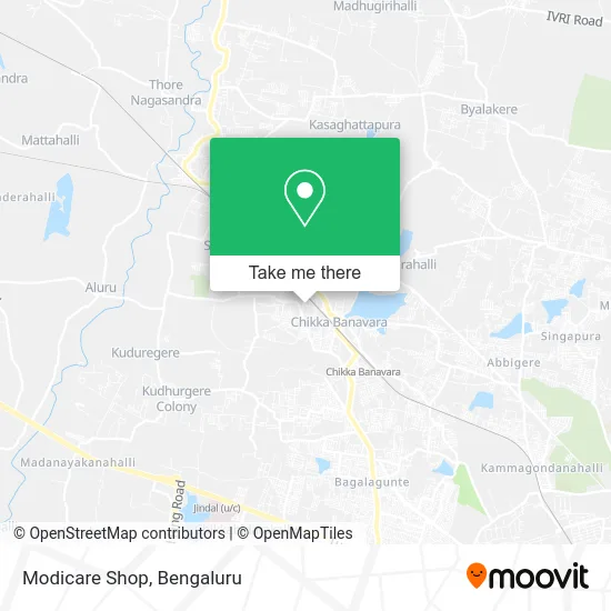 Modicare Shop map