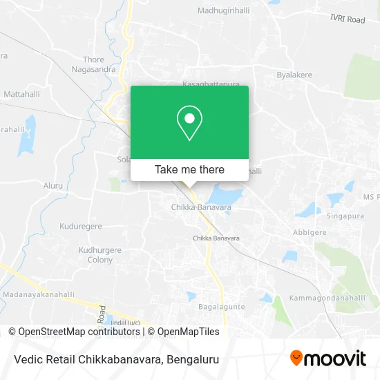 Vedic Retail Chikkabanavara map