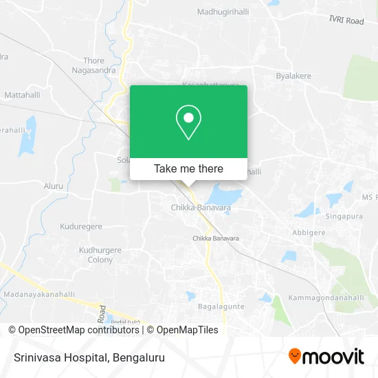 Srinivasa Hospital map