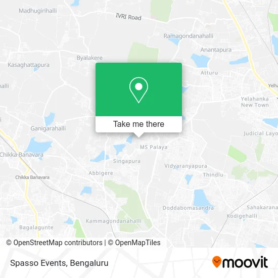 Spasso Events map