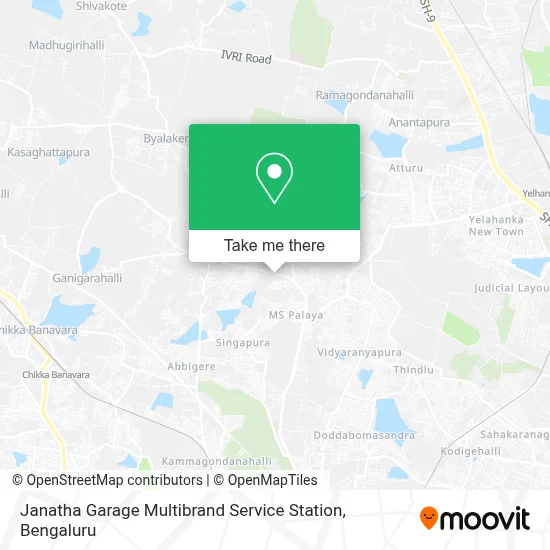 Janatha Garage Multibrand Service Station map