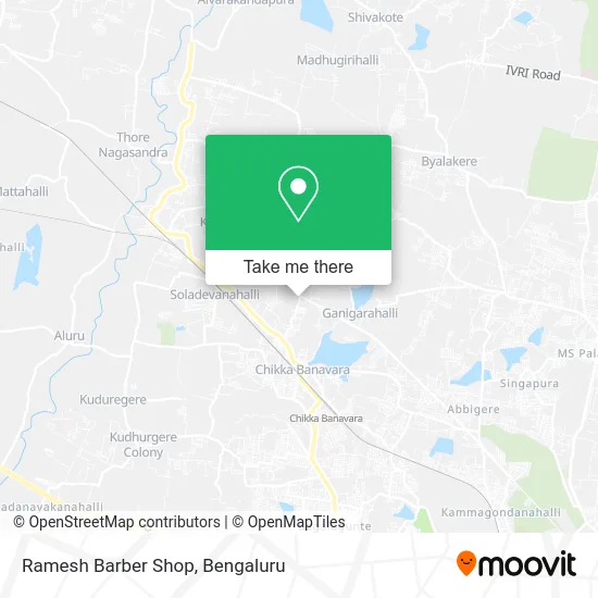 Ramesh Barber Shop map