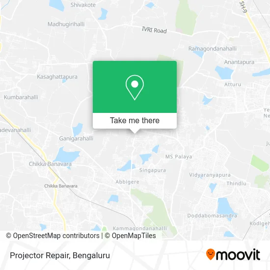 Projector Repair map