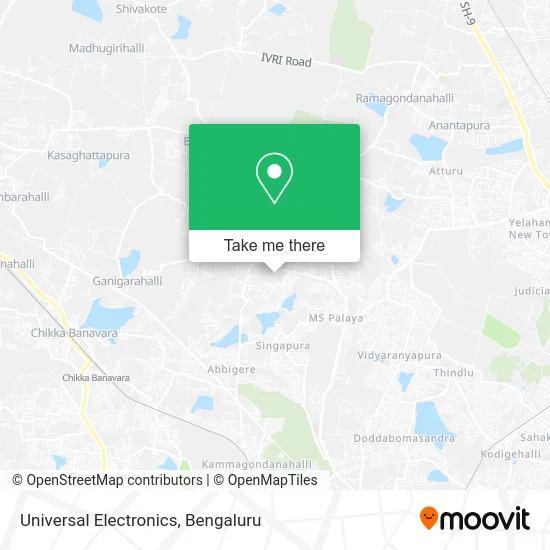 Universal Electronics map