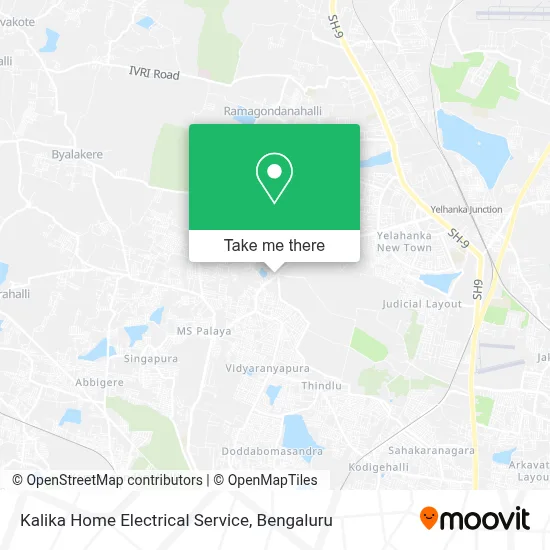 Kalika Home Electrical Service map