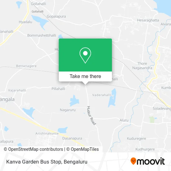 Kanva Garden Bus Stop map